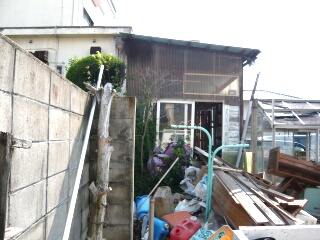 倉庫の解体3